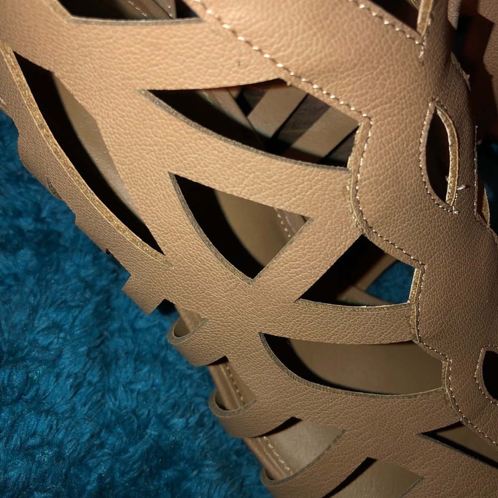 Cato 3 1/2” cone heel booties SZ 11 NWOT - Picture 3 of 5